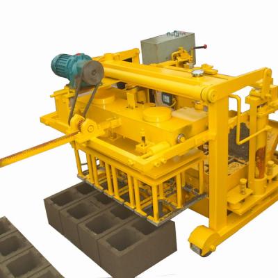 China Electric Building Buliding Small Brick Maker Machine Manual Industrial Mobile Easy Operated Concrete Cement Hollow Block for sale