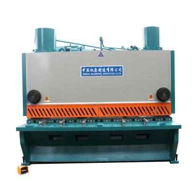 China Construction worksÂ   iron sheet cutting machine/guillotine shearing machine/hydraulic metal cutter for sale