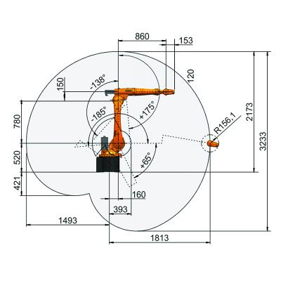 China Laser Welding Robot Industrial High Efficiency Arc Welding Robot CNC 6 Axis MIG Automatic Production Line for sale