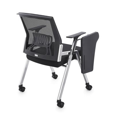 China NEW Cheap Executive Chair Student Training Meeting Chair With Strong Table Tablet Notepad for sale