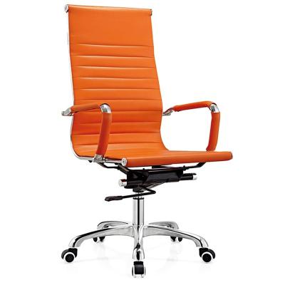 China Multifunctional Luxury Ergonomic Leather Adjustable Back High Swivel (Height) Regional Office Waiting Chair for sale