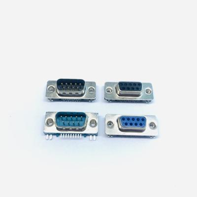 China Three Row Slim Right Angle VGA D-Sub Type 22 Pin Slim VGA Dsub 22pin Female Connector For PCB SLIM DB R/A D-SUB for sale