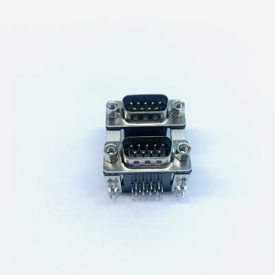 China Customized Double-Layer 22pin High-Definition Multimedia Interface 22 Pin Female Socket Double-Layer DB D-SUB Connector D-SUB Dual-Layer for sale