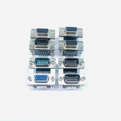 China Customized D-SUB Connector 22pin D-SUB 22 Pin Female Socket DB Double Layer Connector D-SUB Dual-Layer for sale