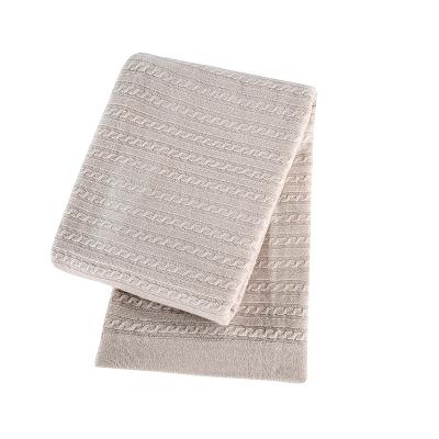 China Jacquard SUPER SOFT LUXURY CABLE KNIT PURE CASHMERE COVERING CASHMERE THROW for sale