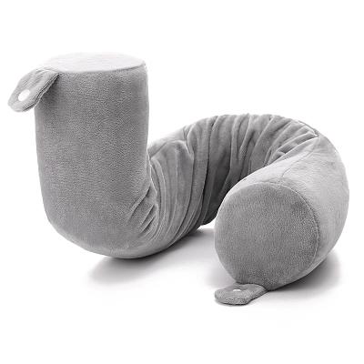 China Anti-Apnea Adjustable Bolster Chin Neck Lumbar Leg NeckRoll Spine Pillow Chin Neck Lumbar Rest Flexible Bendable Twist Pillow for sale