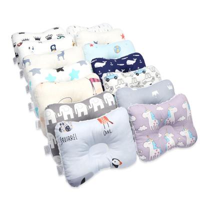 China Fast Shipping PORTABLE Baby Pillow for Newborn Breathable Organic Cotton, Protection for Flat Head Syndrome Baby Head Shaping Pillow for sale