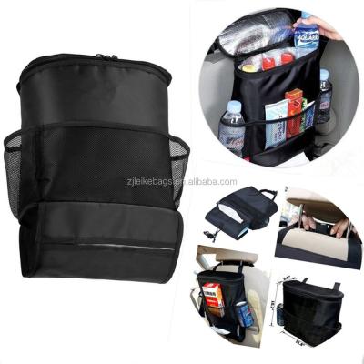 China Suv Manufacturer Supply Insulated Car Backseat Drinks Holder Car Backseat Organizer With Cooler for sale