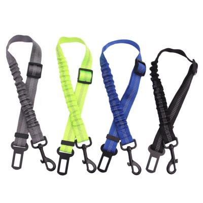 China Wholesale Custom Heavy Duty Durable Car Safety Elastic Nylon Seat Belt for Cats and Dogs Pets for sale