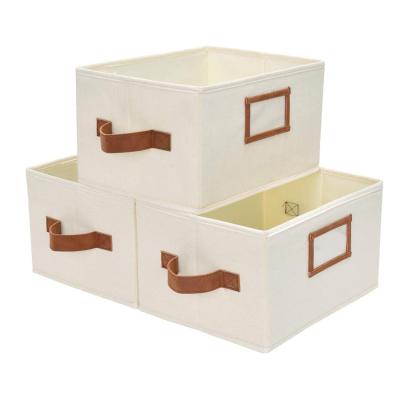 China New Viable Storage Bins For Cabinet Storage Collapsible Basket Home Storage Bins for sale