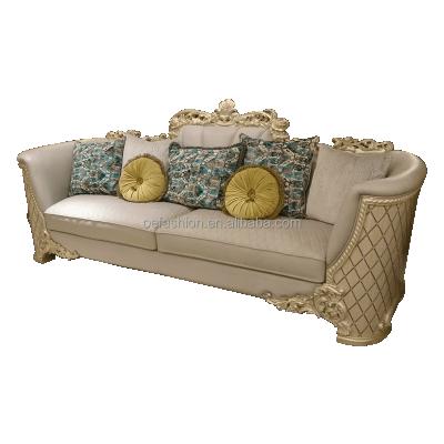 China OE-FASHION Customized Customized Sofa Grand Luxury Heavy Carving 1+2+3+4 Seater Sofa Set For Villa Project for sale