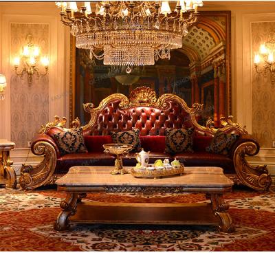 China Sofa Luxury Sectional Living Room Leather Sofa Set Home Furniture for sale