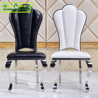 China Hotel Royal Modern Dining Chair OE-FASHION Furniture Stainless Steel Dining Chair Made In China for sale