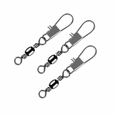 China Customizable Process Barrel Electroplating Swivel With Coupling Swivel Stainless Steel Fishing Tackle Accessories for sale