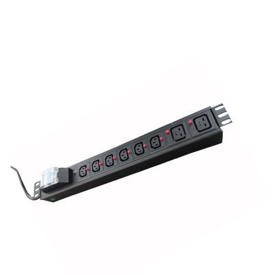 China Data Center 19 Inch Horizontal Installation , IEC Anti-Drop Outlet Outlet PDU for sale