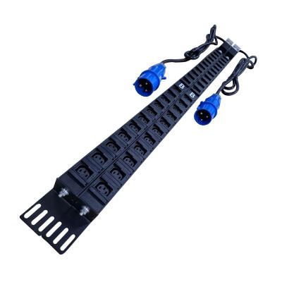 China 220V 32A IEC Socket C13 Lockable PDU is used with data center cabinet X-22C13-32-1.0 for sale