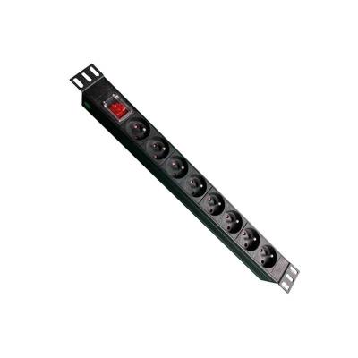 China Power Strip With Inch 8 Way Switches 19 French Rack Mount PDU X-8FR-16-10 for sale