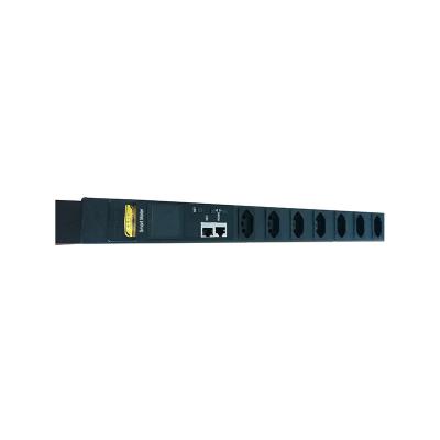 China 32A high current data center, IP 485 serial port cascade, Brazilian standard socket intelligent PDU for sale