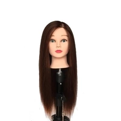 China Cosmetology Mannequin Heads Professional Fashion Training Head Braiding Mixed Hair Mannequin Practice Head For Hairdresser Mixed Human Hair for sale