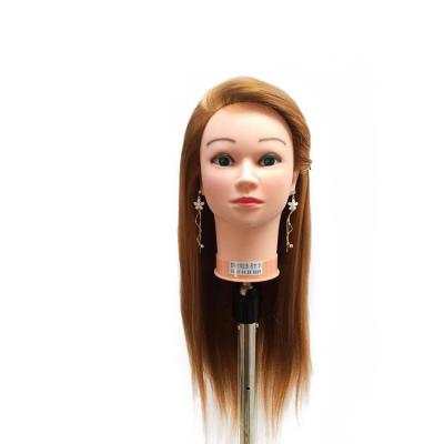 China Cosmetology Mannequin Heads Top Sell Practice Synthetic Hair Dummy For Style Mannequin Head With Mixed Human hair Training Head For Hairdresser for sale