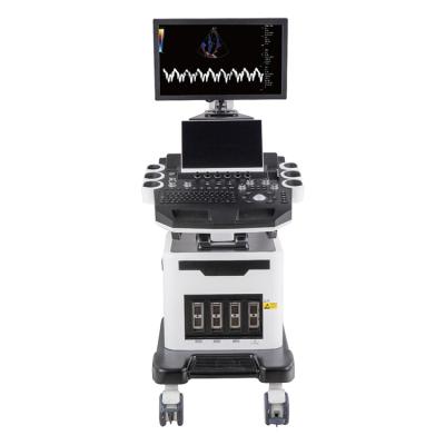 China Metal Top Trolley Multi-screen CE Color Ultrasound Scanner Veterinary Instruments for sale