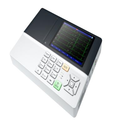 China High Quality Metal Machine 3 Channel Biocare Electrocardiograph Ecg/Ekg Portable Electrocardiograma Recorder Device IS for sale