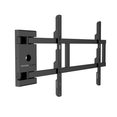 China Super Slim And Rotate Peacemounts Super Slim Swivel And Rotate TV Wall Bracket Large Screen TV Wall Mount for sale