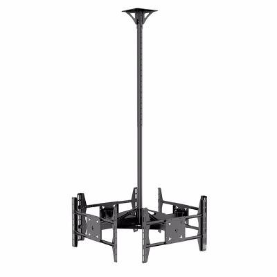 China SPCC PRT63 Support Dual Screens LED TV Wall Mount Bracket Ceiling TV Mount Ceiling Lifts for sale