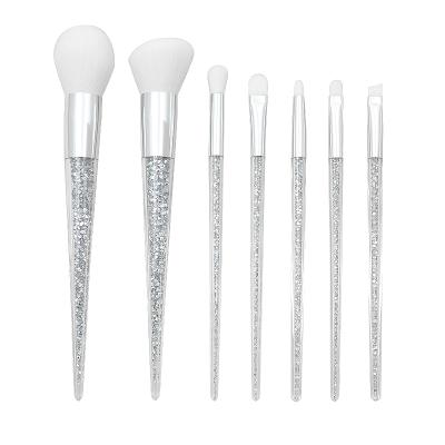 China Angular blush cosmetic brush makeup brush handle luxury private label plastic makeup brush wholesale for sale