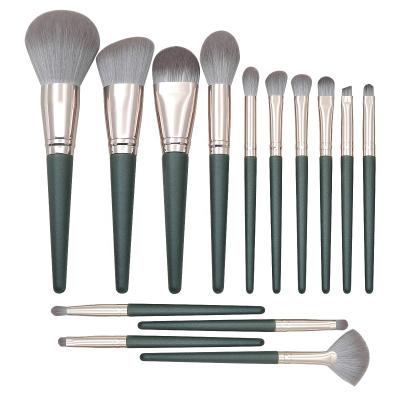 China Angular Blush Factory Wholesale High Quality Beauty Set Brush With PU Box Portable Makeup Tool Super Soft Bristles for sale