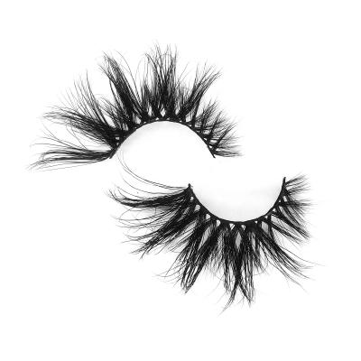 China Professional Designer Wholesale Customized Hand Made Thin Mink Thick Fake Eyelashes High Quality Hand Made 100% Real Mink Fur 0.25mm for sale