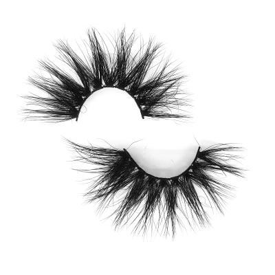 China High Quality Cost Effective Thick Lashes Private Label 3D 25MM False Eyelashes Natural Seller for sale