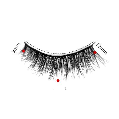 China Thick High Cost Performance Wholesale China 3d Luxury Lashes Private Label Faux Mink Eyelashes for sale