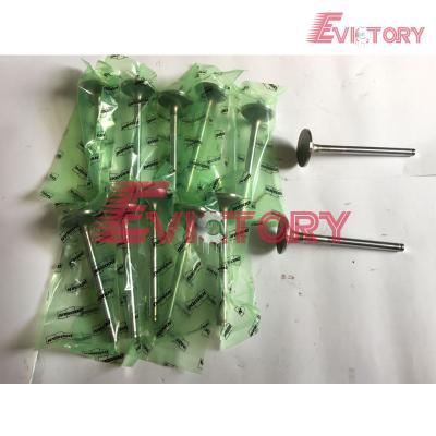 China Excavator Engine Valve Set for DOOSAN D1146-T Engine Intake and Exhaust Valve for sale