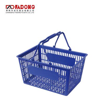 China Small Eco - Friendly Grocery Display Racks Shopping Basket for sale