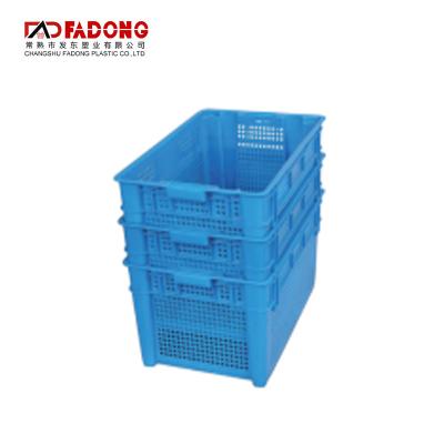 China Supermarket Sustainable Wholesale Processing Flexible Plastic Vegetable Basket for sale