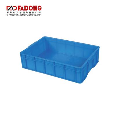 China Recyclable Euro Standard PP Material Plastic Boxes / Movable Crate Fruit And Vegetable Basket for sale