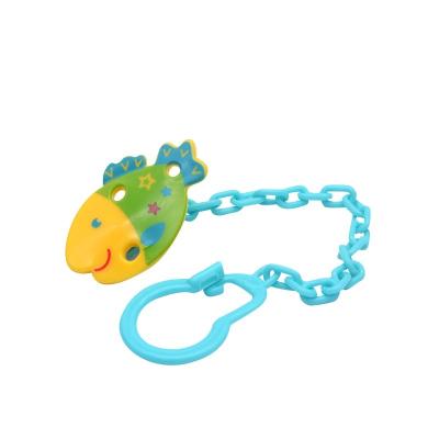 China BPA Free Food Safety Plastic Baby Pacifier Comes With Chains And Buttons for sale