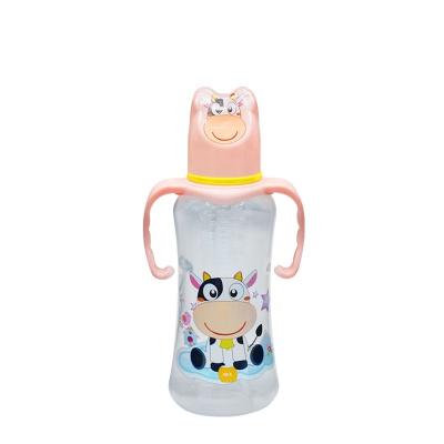 China Top Quality BPA Free BBEAN Cow Shape Plastic Handle PP Food Grade Bpa Free Baby Bottles for sale