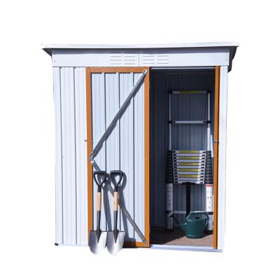 China Easily Assembled Waterproof 5x3FT Metal Storage Shed for sale