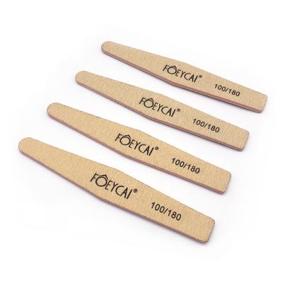 China Professional Nail Care Logo Printed Stock Yellow Custom Eva 100/180 Nail File for sale