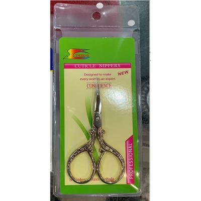 China Wholesale cheap finger gold stainless steel scissors for sale