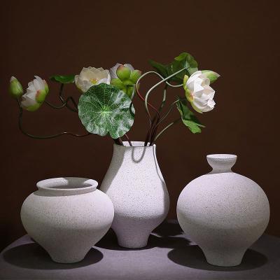 China Morden Vase Luxury Chinese Ceramic Home Decor Flower Soft Flower Arrangement Living Room Decorations Flower Pot for sale