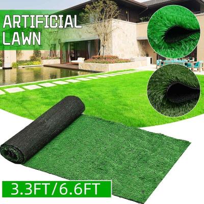 China Factory Sale PE/PP Artificial Grass Mat Synthetic Turf Rug For Garden Lawn Landscape Yard Wedding Wall Indoor Outdoor Background Deco for sale