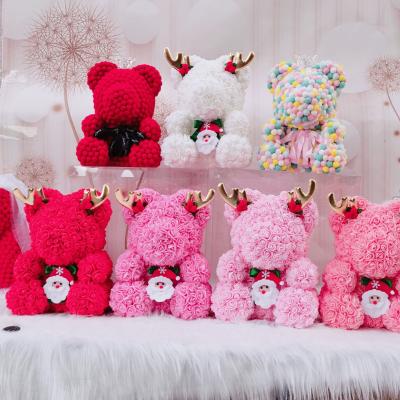 China The Other Rose Teddy Bears Foam Rose Bears for Christmas Gifts Birthday Gifts for sale