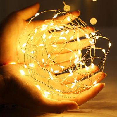 China 1-10m String LED Lights Copper Wire Fairy Lights Night Light for Christmas Garland Room Bedroom Indoor Wedding Decoration Lamp for sale