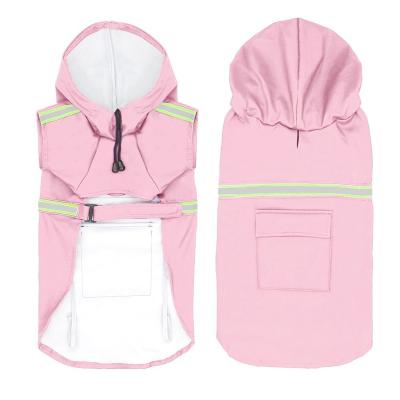 China Reputation Good Anorak Viable Dog Cat Transparent Waterproof Raincoat for sale