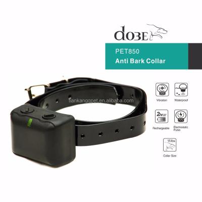 China Anti Bark Collar Dog Training Stocked Remote Collar with Rechargeable Waterproof No Bark Stop Collar for Dog Collar Electric Shock for sale