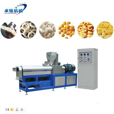 China Puff Food Machine Puffed Rice Corn Cheese Ball Snacks Making Machine Extrusion Puff Machines Corn Puff Processing Line for sale