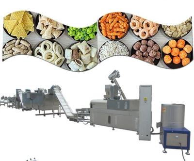 China Commercial Automatic Snacks Popcorn Factory Snacks Processing Line for sale